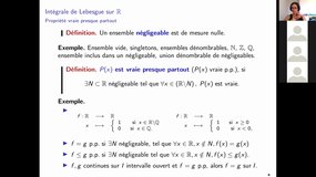 S5 MTH tc4 2020-2021 - Maths adaptées I : analyse/algèbre. Analyse, cours 2. Intégration de Lebesgue