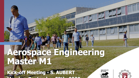Aerospace Engineering Master M1 - Kick-off Meeting - 28/09/2020