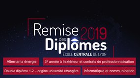 Cérémonie de remise des diplômes d'ingénieur de l’École Centrale de Lyon 2019 - Amphi 2 - Partie 2