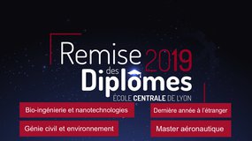 Cérémonie de remise des diplômes d'ingénieur de l’École Centrale de Lyon 2019 - Amphi 2 - Partie 1