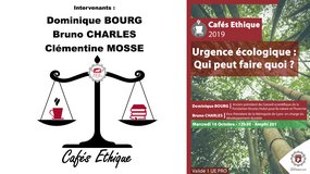 [Café Éthique] - "Urgence écologique : qui peut faire quoi ?"