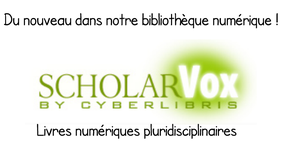 ScholarVox : bibliothèque numérique pluridisciplinaires